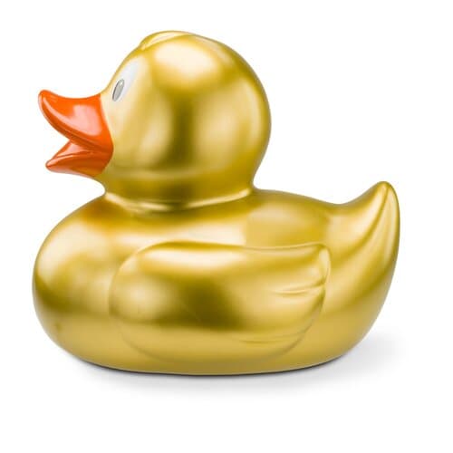 Werbeente Goldmarie XXL, ca. 30 cm