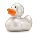 Werbeente Sylvie Silber, ca. 8 cm