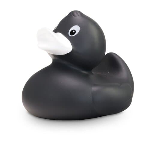 Werbeente Aaron Anthrazit, ca. 8 cm