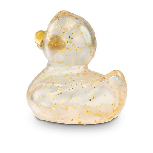 Werbeente Gloria Goldglitzer, ca. 8 cm