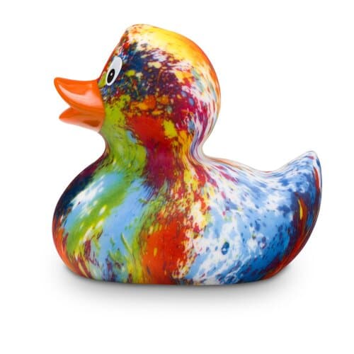 Werbeente Kathrin Kunterbunt, ca. 8 cm