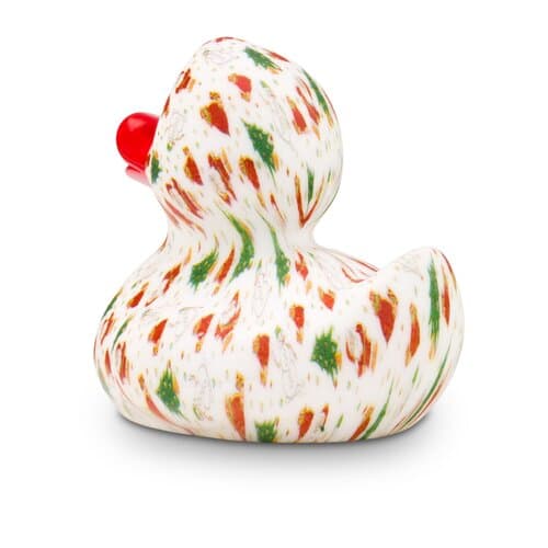 Werbeente Tanja Tannenbaum mit rotem Schnabel, ca. 8 cm