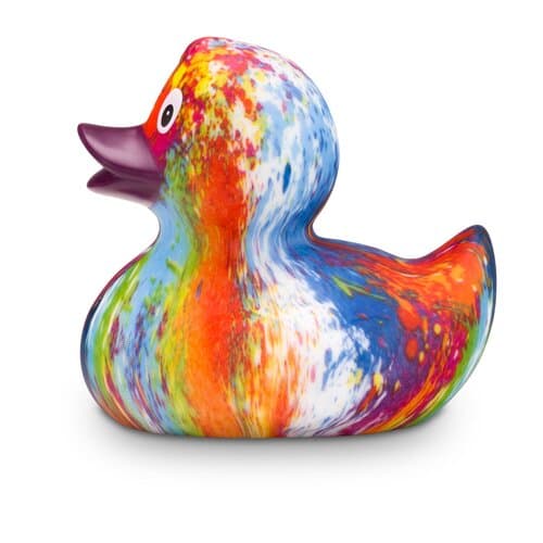 Werbeente Robin Rainbow, ca. 8 cm