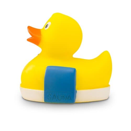 Werbeente Sandy Sauna