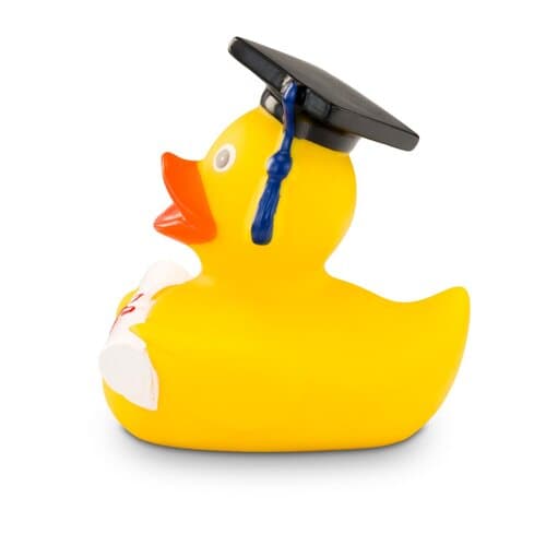 Werbeente Albert Akademiker