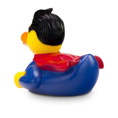 Werbeente Superduck mit Blitz