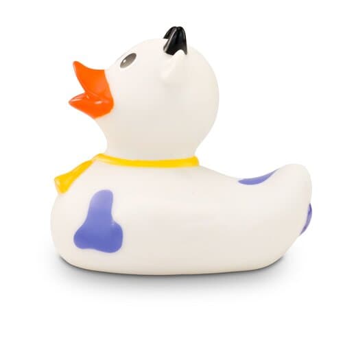 Werbeente Karla Kuh Lila-Weiß