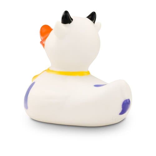 Werbeente Karla Kuh Lila-Weiß