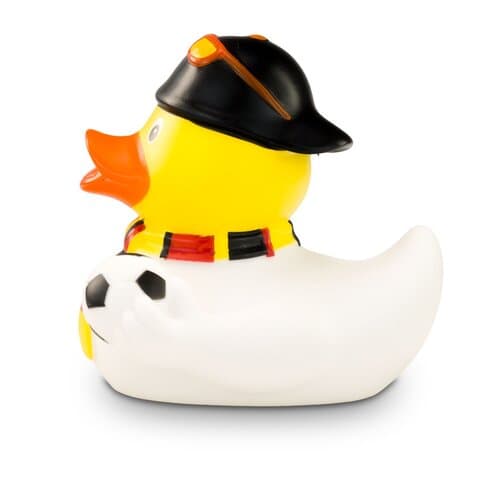 Werbeente Sandro Stadion Schwarz-Rot-Gold