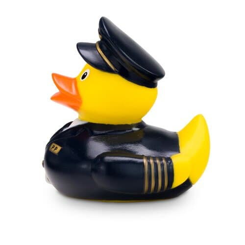 Werbeente Pepe Pilot