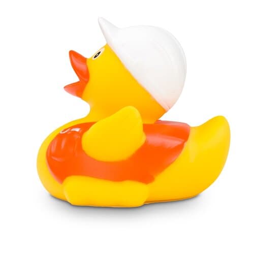 Werbeente Bob Bauleiter