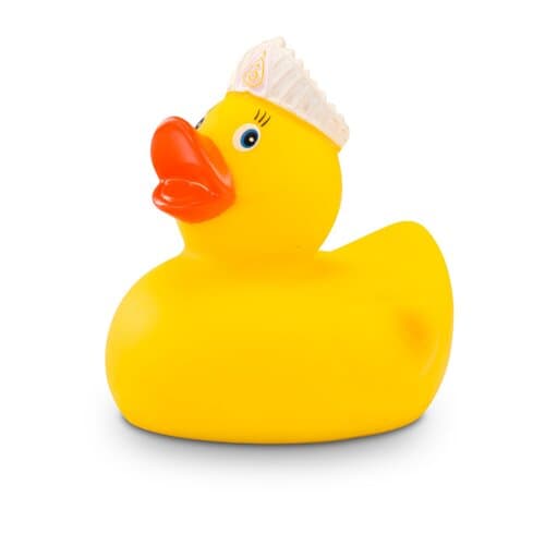 Werbeente Königin Quak