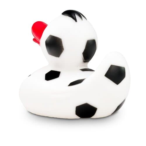 Werbeente Franz Fußball