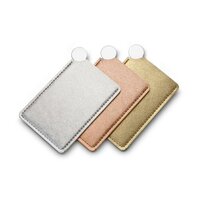 Taschenspiegel aus Edelstahl im Etui