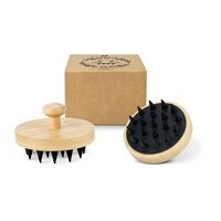 Massagebürste Scalp Kopfhautbürste mit Silikonnoppen für WellnessKopfmassage