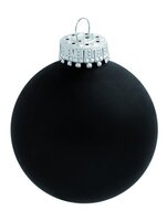 schwarz matt /  krönchen silber