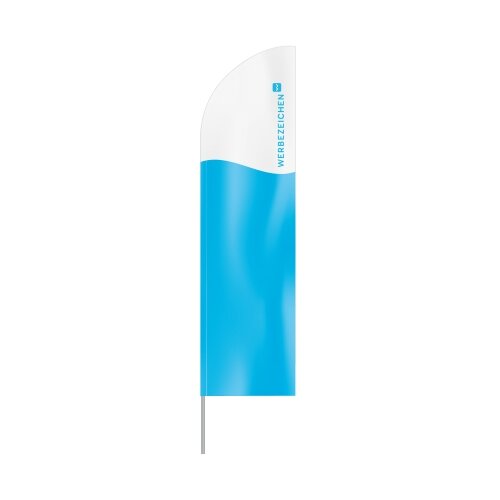 Beachflag mit Digitaldruck