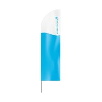 Beachflag mit Digitaldruck