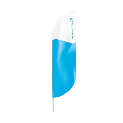 Beachflag mit Digitaldruck