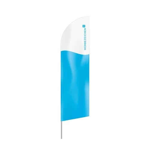 Beachflag mit Digitaldruck