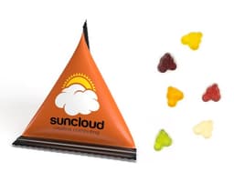 Mini Tetraeder Fruchtgummi – Bild 1