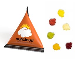 Mini Tetraeder Fruchtgummi – Bild 1