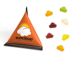 Mini Tetraeder Fruchtgummi – Bild 1