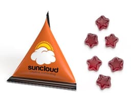 Mini Tetraeder Fruchtgummi – Bild 1