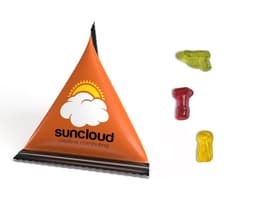 Mini Tetraeder Fruchtgummi – Bild 1