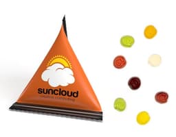 Mini Tetraeder Fruchtgummi – Bild 1