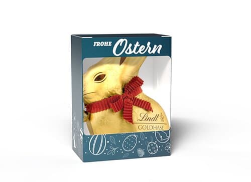 Lindt Goldhase 50 g in Vollkartonage