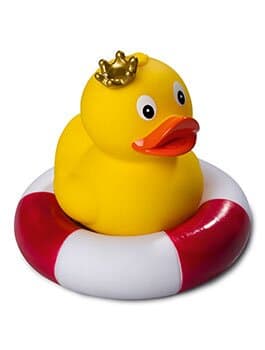 Quietsche-Ente Krone, stehend