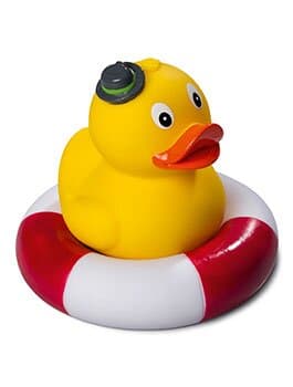 Quietsche-Ente Bayern, stehend