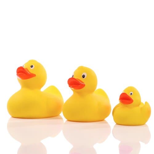 Renn-Ente, mit Metallplatte