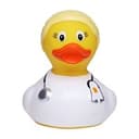 Quietsche-Ente Ärztin, blond