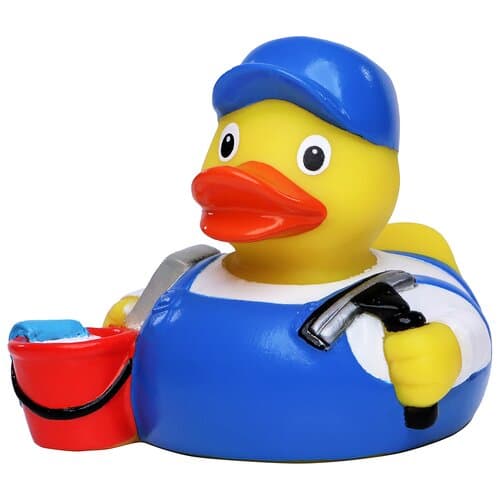 Quietsche-Ente Fensterputzer