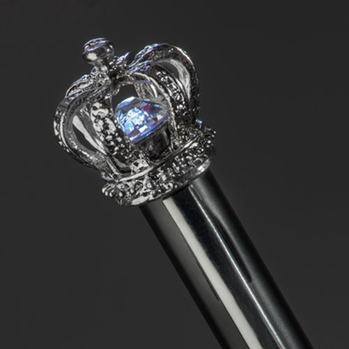 Kugelschreiber aus Metall mit Krone