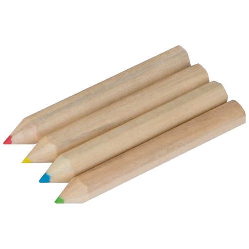 Set bestehend aus 4 Holzbuntstiften