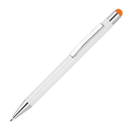 Kugelschreiber aus Aluminium mit gummierter Oberfläche JEAN – Bild 1