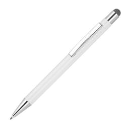 Kugelschreiber aus Aluminium mit gummierter Oberfläche JEAN – Bild 1