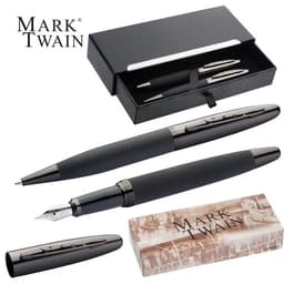 Mark Twain Schreibset aus Metall VALENTIN – Bild 1
