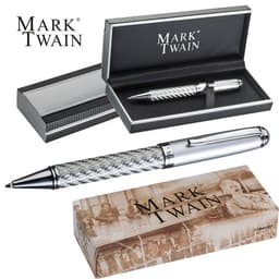 Mark Twain Kugelschreiber aus Metall AURORA – Bild 1