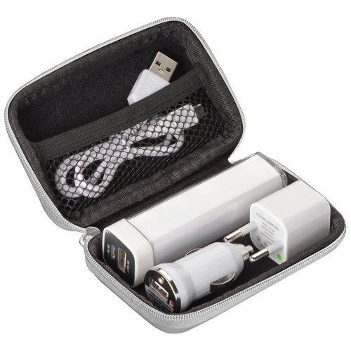 Travel Set Powerbank, EU-Stecker und USB Ladegerät