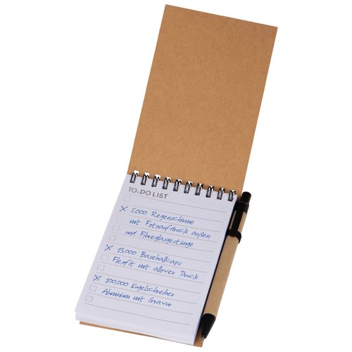 Ringbuch mit Kugelschreiber und To do Liste