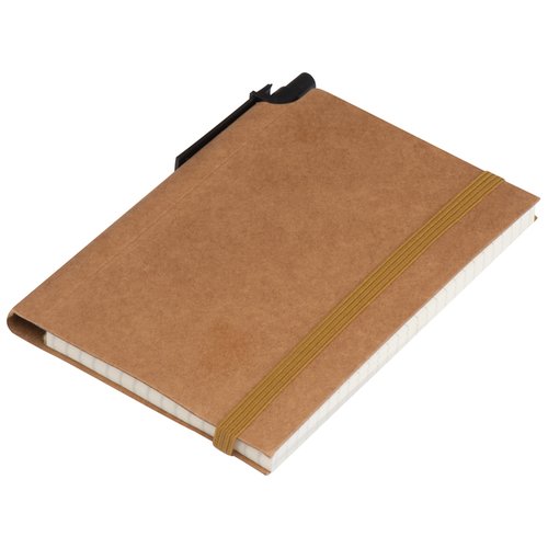 Kleines Notizbuch mit Umschlag aus Karton