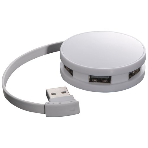 USB Hub aus Kunststoff mit 4 Anschlüssen