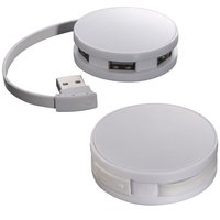 USB Hub aus Kunststoff mit 4 Anschlüssen