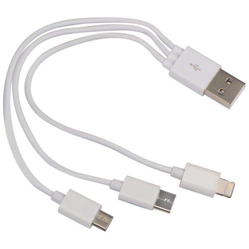 Kunststoffbox mit 3in1 USB Ladekabel
