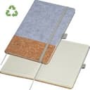 A5 Notizbuch mit Cover aus Kork und Filz TERESA