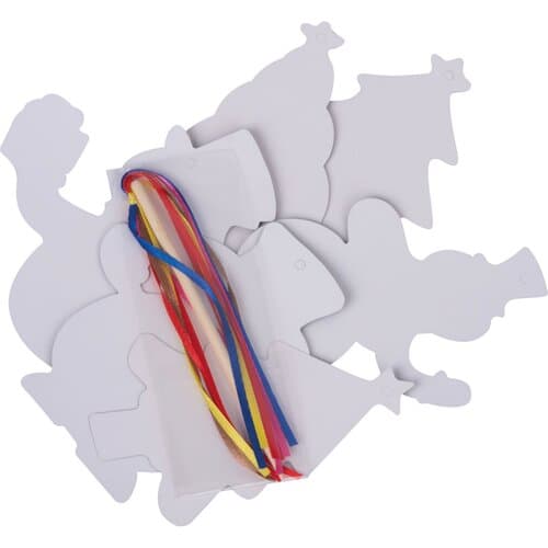 Kratzpapier Ornamente Set zum Aufhängen PROKOP